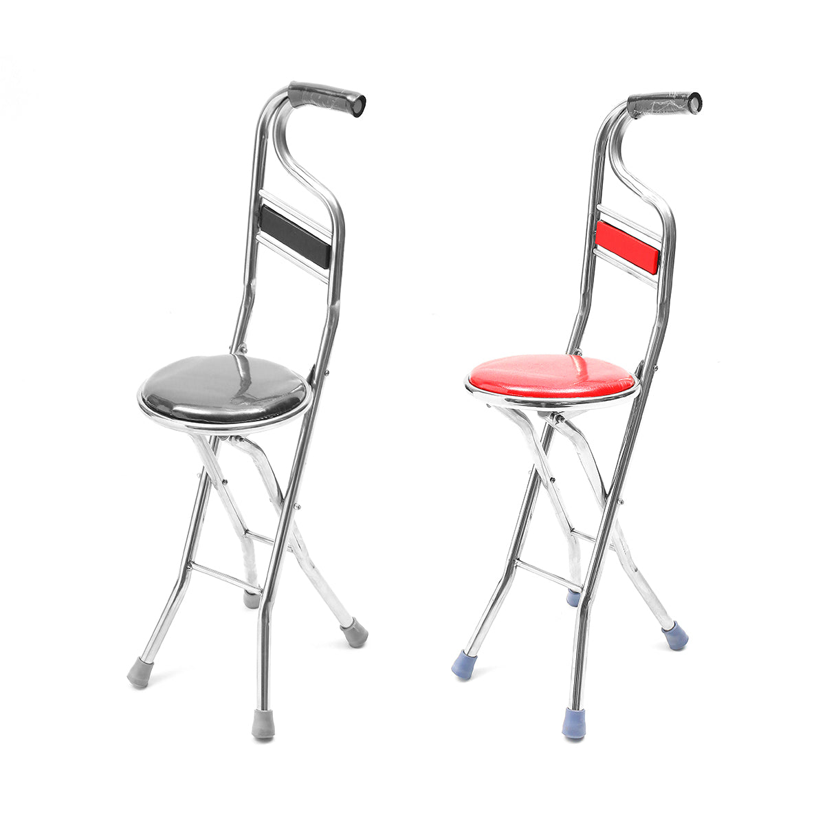 PortaSeat™ Stainless Steel Portable Folding Chair Seat Stool